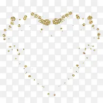 爱心黄金小圆点-空若网 爱心黄金小圆点-空若网