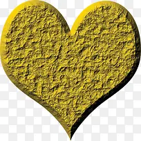 金色的爱心-空若网 金色的爱心-空若网