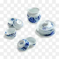 功夫茶具套装白色青瓷-空若网 功夫茶具套装白色青瓷-空若网