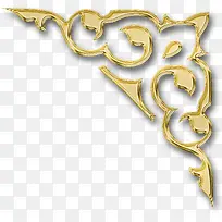 三角形镂空黄金花纹欧式-空若网 三角形镂空黄金花纹欧式-空若网