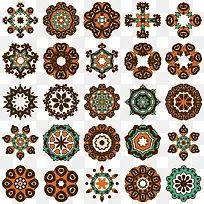 矢量对称图案-空若网 矢量对称图案-空若网