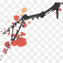 水墨梅花-空若网 水墨梅花-空若网