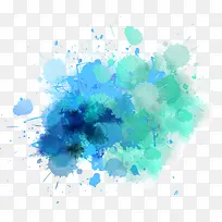 蓝色水彩-空若网 蓝色水彩-空若网