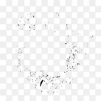 黑色墨点免抠素材-空若网 黑色墨点免抠素材-空若网