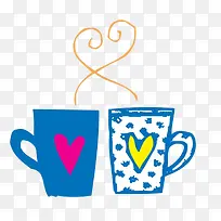 两个杯子-空若网 两个杯子-空若网