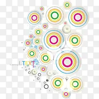 炫彩圆圈背景-空若网 炫彩圆圈背景-空若网
