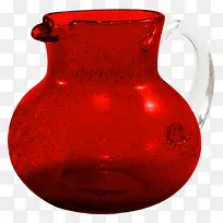 红色玻璃罐-空若网 红色玻璃罐-空若网