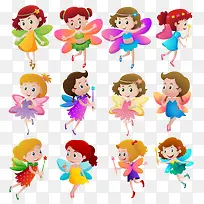 矢量花仙子-空若网 矢量花仙子-空若网