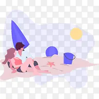 �ֻ�ɳ̲�ȼ����²廭װ��-������