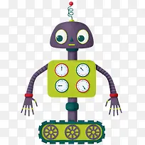 卡通科技机器人装饰手绘装饰-空若网 卡通科技机器人装饰手绘装饰-空若网