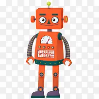 卡通科技机器人装饰手绘装饰-空若网 卡通科技机器人装饰手绘装饰-空若网