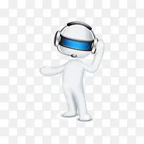 卡通科技机器人装饰手绘装饰-空若网 卡通科技机器人装饰手绘装饰-空若网