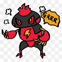 卡通科技机器人装饰手绘装饰-空若网 卡通科技机器人装饰手绘装饰-空若网