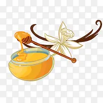 矢量蜂蜜花朵素材-空若网 矢量蜂蜜花朵素材-空若网