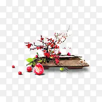 红色创意花卉-空若网 红色创意花卉-空若网