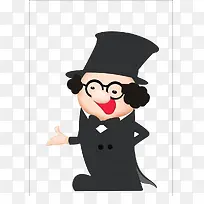 卡通绅士-空若网 卡通绅士-空若网