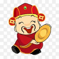 矢量财神爷爷PNG免费下载-空若网 矢量财神爷爷PNG免费下载-空若网
