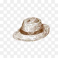手绘草帽-空若网 手绘草帽-空若网