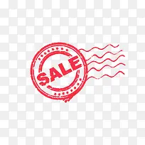 ��ɫSALEԲ���ǩӡ��-������