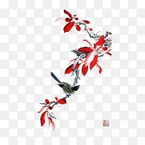 国画花鸟-空若网 国画花鸟-空若网