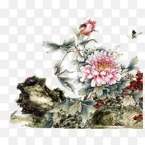 国画花-空若网 国画花-空若网