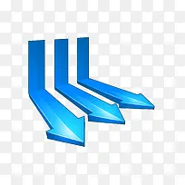 蓝色商务箭头矢量图-空若网 蓝色商务箭头矢量图-空若网