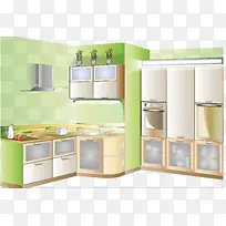 矢量厨房橱柜-空若网 矢量厨房橱柜-空若网