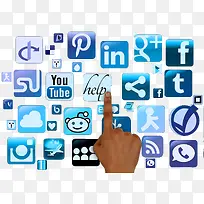 手指触摸图标-空若网 手指触摸图标-空若网