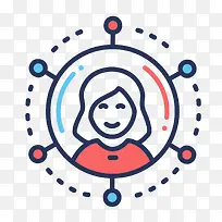 ��ƽ��Ů��PNG����-������