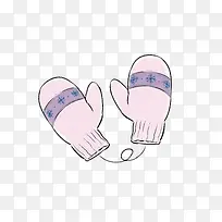 粉色手套衣服女装彩绘水墨-空若网 粉色手套衣服女装彩绘水墨-空若网