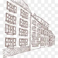 手绘街景美丽创意-空若网 手绘街景美丽创意-空若网