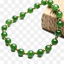 碧玉圆珠手链-空若网 碧玉圆珠手链-空若网