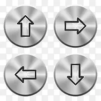金属光泽箭头按钮-空若网 金属光泽箭头按钮-空若网