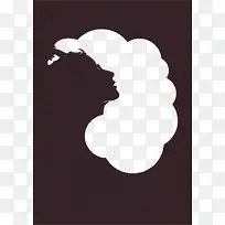 创意人像剪影-空若网 创意人像剪影-空若网