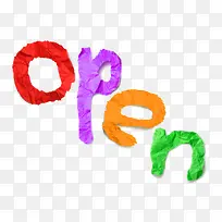 ��ɫ��openӢ����ĸ-������