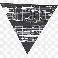 黑色科幻三角形-空若网 黑色科幻三角形-空若网