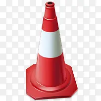 道路障碍器红白色-空若网 道路障碍器红白色-空若网