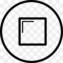 停止圆形按钮图标-空若网 停止圆形按钮图标-空若网