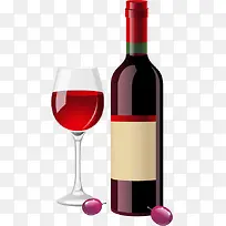 杯子红酒矢量图-空若网 杯子红酒矢量图-空若网