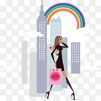 现代时尚都市生活创意图-空若网 现代时尚都市生活创意图-空若网