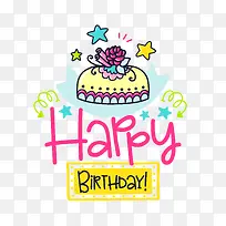 生日快乐英文字母-空若网 生日快乐英文字母-空若网