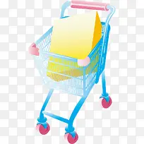 手绘购物车图形-空若网 手绘购物车图形-空若网