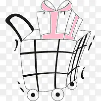 卡通购物车-空若网 卡通购物车-空若网