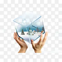 手捧玻璃房子-空若网 手捧玻璃房子-空若网