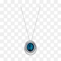 施华洛世奇首饰女式蓝色项链-空若网 施华洛世奇首饰女式蓝色项链-空若网