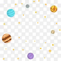 多彩卡通宇宙星球-空若网 多彩卡通宇宙星球-空若网