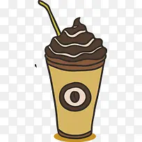 奶茶饮品彩色矢量图-空若网 奶茶饮品彩色矢量图-空若网