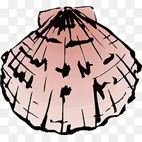 卡通手绘海蚌-空若网 卡通手绘海蚌-空若网