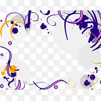 紫色潮流边框-空若网 紫色潮流边框-空若网