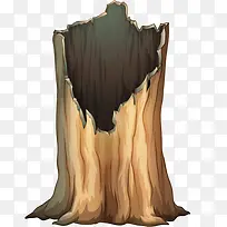 树洞木桩-空若网 树洞木桩-空若网